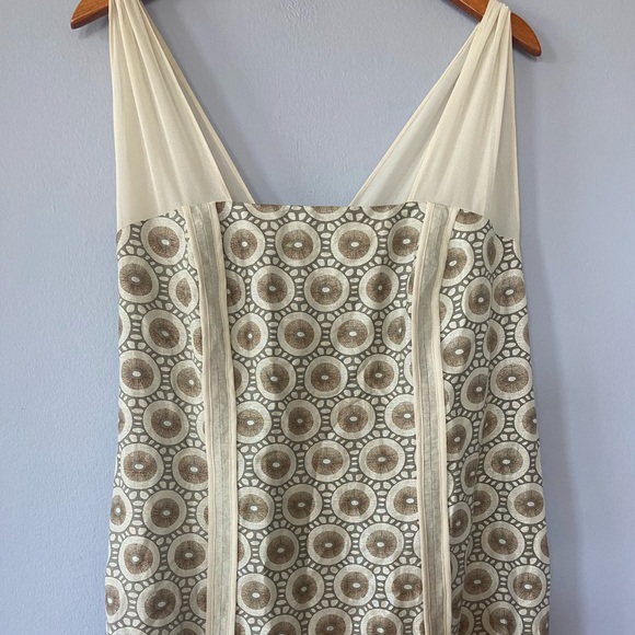 🛑SOLD Isabel Toledo for Lane Bryant Cream Linen Blend Party Sheath Dress 20 - Picture 3 of 8